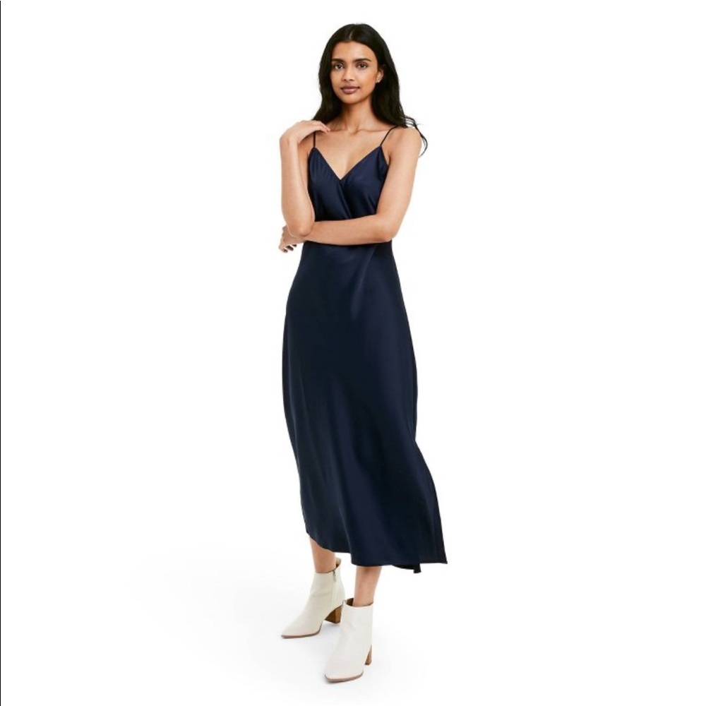 Nili Lotan x Target Navy Slip Dress Size XXS